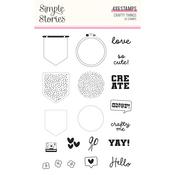 Crafty Things Stamps - Simple Stories - PRE ORDER