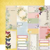 Journal Elements Paper - Simple Vintage Meadow Flowers - Simple Stories - PRE ORDER