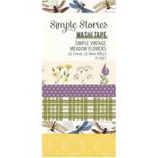 Simple Vintage Meadow Flowers Washi Tape - Simple Stories