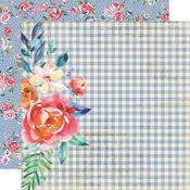 From The Heart Paper - Simple Vintage Linen Market - Simple Stories - PRE ORDER