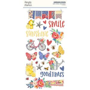 Simple Vintage Linen Market 6x12 Chipboard - Simple Stories