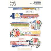 Simple Vintage Linen Market Sticker Book - Simple Stories