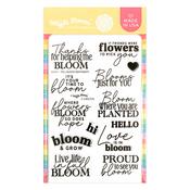 Full Bloom Sentiments Stamp Set - Waffle Flower Crafts