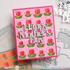 Lovely Tulips Stencil Duo - Waffle Flower Crafts