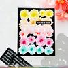 Painted Flowers Background Die - Waffle Flower Crafts