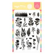 Wild Flower Silhouettes Stamp Set - Waffle Flower Crafts