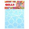 Geo 5x7 Stencil - Gelli Arts