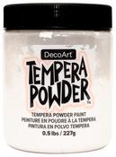 White - DecoArt Tempera Powder 0.5lb