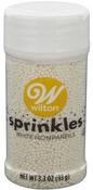 White - Wilton Nonpareil Sprinkles 3oz