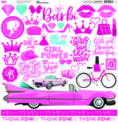 Think Pink! 12x12 Sticker Sheet - Reminisce - PRE ORDER