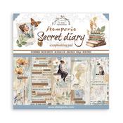 Create Happiness Secret Diary 8x8 Paper Pad - Stamperia