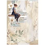 Lady Rice Paper - Create Happiness Secret Diary - Stamperia