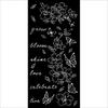 Flowers & Butterfly Stencil - Create Happiness Secret Diary - Stamperia