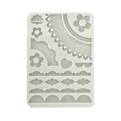 Lace Borders A5 Silicon Mold - Create Happiness Secret Diary - Stamperia