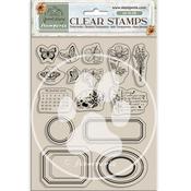 Labels Stamp Set - Create Happiness Secret Diary - Stamperia
