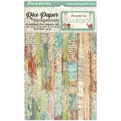 Garden A6 Rice Paper Backgrounds Selection Pack - Stamperia