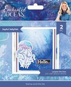 Joyful Jellyfish - Sara Signature Enchanted Ocean Stamp And Die