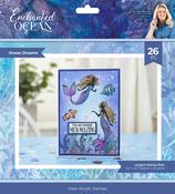 Ocean Dreams - Sara Signature Enchanted Ocean Clear Acrylic Stamps 8"X8"