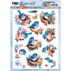 Bird's Nest - Happy Blue Birds - Find It Trading Berries Beauties 3D Push Out Sheet