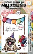 Bulldog Bash - AALL And Create A6 Photopolymer Clear Stamp Set