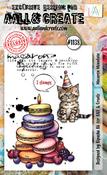 Macaron Mountain - AALL And Create A6 Photopolymer Clear Stamp Set