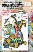 Barking Mad Rockers - AALL And Create A7 Photopolymer Clear Stamp Set