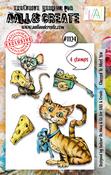 Cheesed To Meet You - AALL And Create A7 Photopolymer Clear Stamp Set