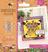 Wild Flower Honeycomb - Nature's Garden Honeysuckle Metal Die