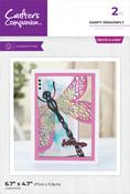 Dainty Dragonfly - Crafter's Companion Metal Die 5"X7"