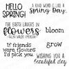 Hello Spring Sentiment - Stamping Bella Cling Stamps