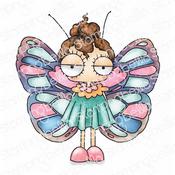 Mini Oddball Butterfly Girl - Stamping Bella Cling Stamps