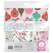 A Candy Cane Christmas - Craft Perfect Art Pad 8"X8"