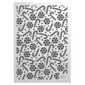 A Candy Cane Christmas - Craft Perfect 3D Embossing Folder