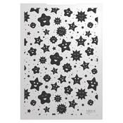 Cutesy Stars - A Very Festive Fayre - Craft Perfect 3D Embossing Folder