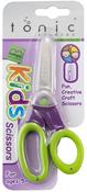 Purple & Green - Tonic Kushgrip Kids' Blunt Tip Scissors 5"