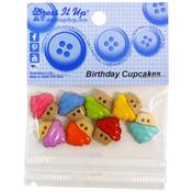 Birthday Cupcakes - Dress It Up Embellishments