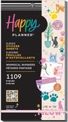 Whimsical Whiskers; 1109 Pieces - Happy Planner Sticker Value Pack 30/Sheets