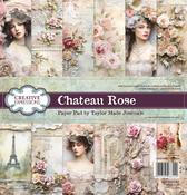 Chateau Rose - Taylor Made Journals Double-Sided Paper Pad 8"X8"