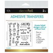 Cheers - Deco Foil Adhesive Transfer Sheets 5.9" x 5.9"