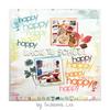 Happy Everything - Deco Foil Adhesive Transfer Sheets 5.9" x 5.9"