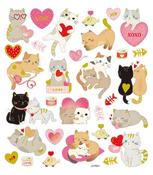 Kitty Love - Sticker King Stickers