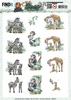 Monkey, Young And Wild - Find It Trading Yvonne Creations Punchout Sheet