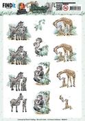 Monkey, Young And Wild - Find It Trading Yvonne Creations Punchout Sheet