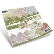 Design, All About Animals - Find It Trading Precious Marieke  Paper Pack 8"X8" 18/Pkg