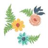 Flowers & Ferns Thinlits Dies - Sizzix