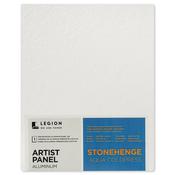 White, For Wet Media - Stonehenge Aqua Coldpress Pre-Mounted Aluminum Panel 8"X10"