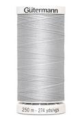 Silver - Gutermann Sew-All Thread 274yd