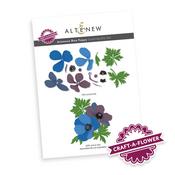 Craft-A-Flower: Anemone Blue Poppy Layering Die Set - Altenew