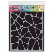 Large Crazy Paving Stencil - Dylusions - Ranger - PRE ORDER