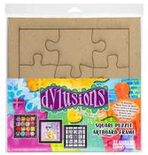 Square Puzzle Frame Chipboard - Dylusions - Stampers Anonymous